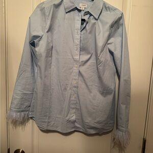 J.Crew feather button down
